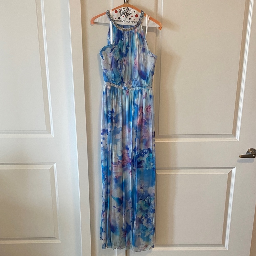 Ever New (Au) / Forever New (US) Gorgeous Floral Silk Watercolor Maxi Dress - Picture 2 of 13